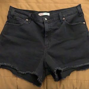 Black Cut Off Shorts